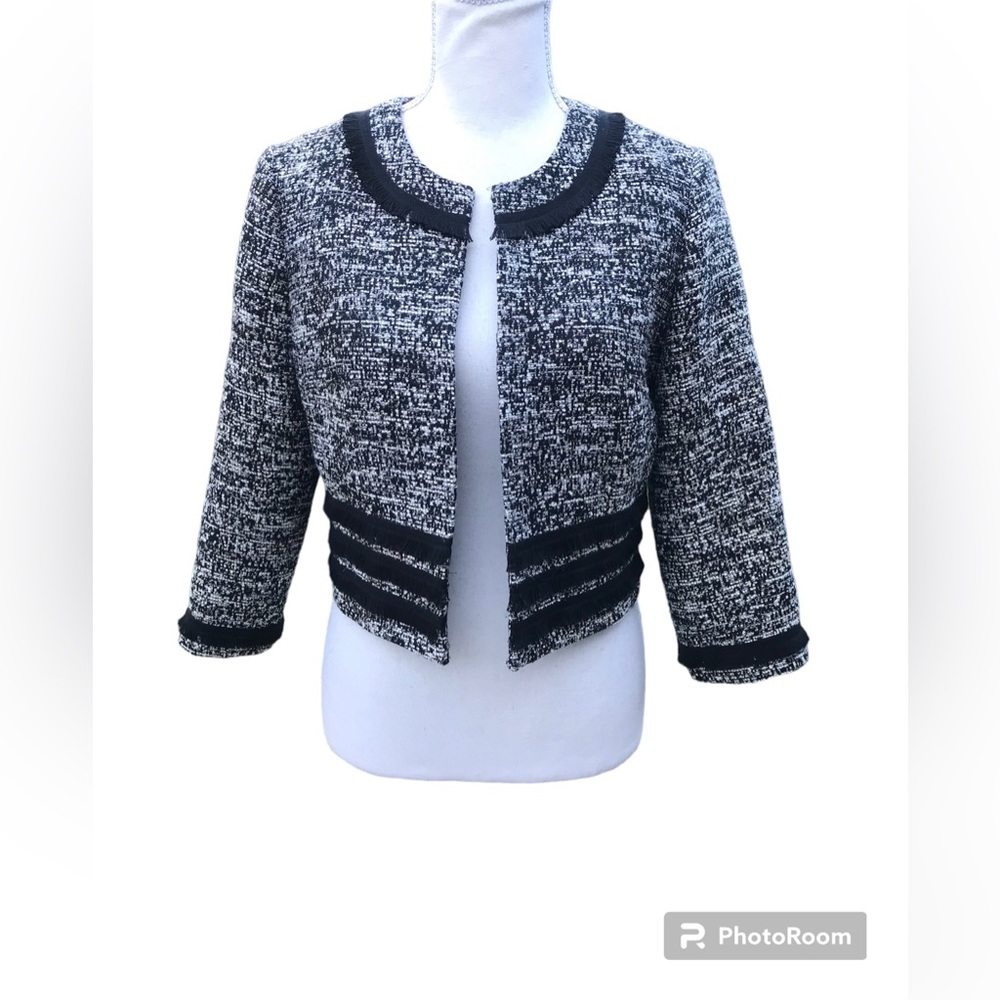 Karl Lagerfield Tweed Crop Jacket